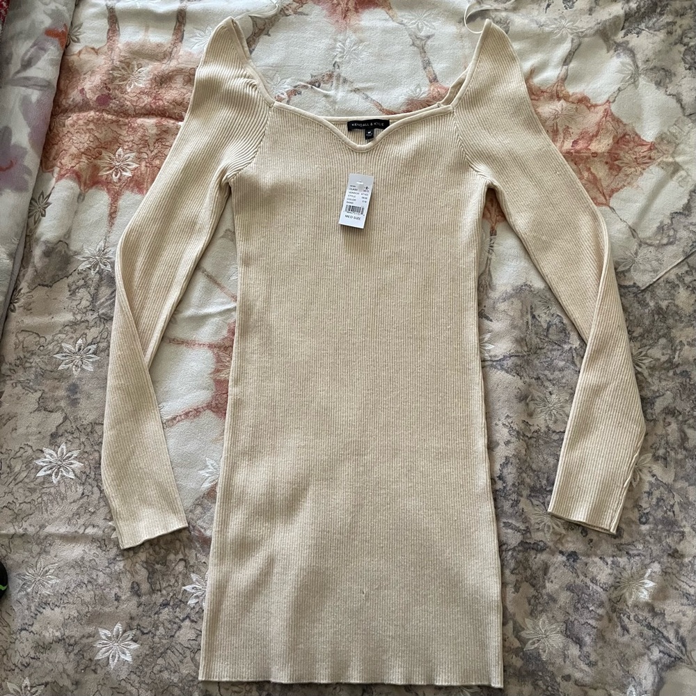 Kendall and Kylie Sweater Mini Dress.